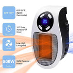 Mini Heater Small Desktop Ultra-quiet Cute Warm Fan Heater Electric Heater Home Office Wall Heating Stove Radiator