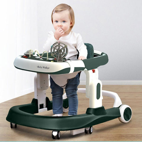 Infant and Child Walker Anti-o-leg Anti-rollover Multi-function for Boys and Girls 3 in 1 Musical Baby Walker