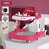 Infant and Child Walker Anti-o-leg Anti-rollover Multi-function for Boys and Girls 3 in 1 Musical Baby Walker