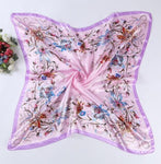 Fashion Design Square Silk Scarf - shop.livefree.co.uk