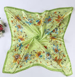 Fashion Design Square Silk Scarf - shop.livefree.co.uk