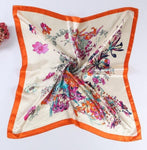 Fashion Design Square Silk Scarf - shop.livefree.co.uk