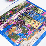 Fashion Design Square Silk Scarf - shop.livefree.co.uk