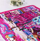 Fashion Design Square Silk Scarf - shop.livefree.co.uk