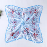 Fashion Design Square Silk Scarf - shop.livefree.co.uk