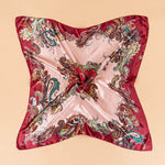 Fashion Design Square Silk Scarf - shop.livefree.co.uk