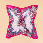 Fashion Design Square Silk Scarf - shop.livefree.co.uk