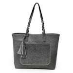 KMFFLY Women Messenger Bags Large Capacity Women Bags Shoulder Tote Bags bolsos With Tassel Famous Designers Leather Handbags - shop.livefree.co.uk