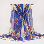 New Brand Design Women Foulard Bandana Chiffon Thin Soft Carriage Scarf Long Shawl Sunscreen Headband High Quality HY65 - shop.livefree.co.uk