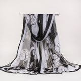 New Brand Design Women Foulard Bandana Chiffon Thin Soft Carriage Scarf Long Shawl Sunscreen Headband High Quality HY65 - shop.livefree.co.uk