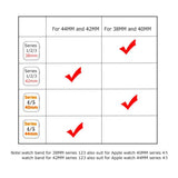 soft Silicone Sports Band for Apple Watch 5 4 3 2 - shop.livefree.co.uk