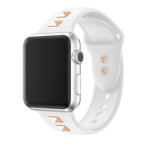 soft Silicone Sports Band for Apple Watch 5 4 3 2 - shop.livefree.co.uk